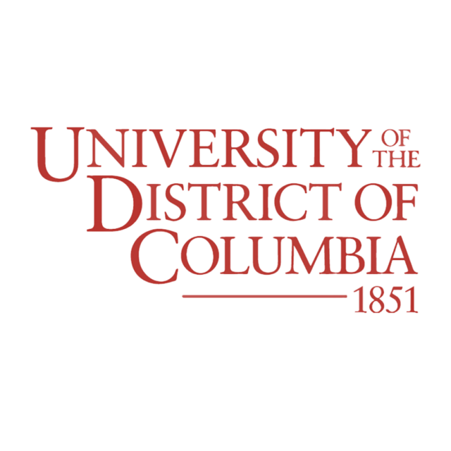 University of the District of Columbia red logo