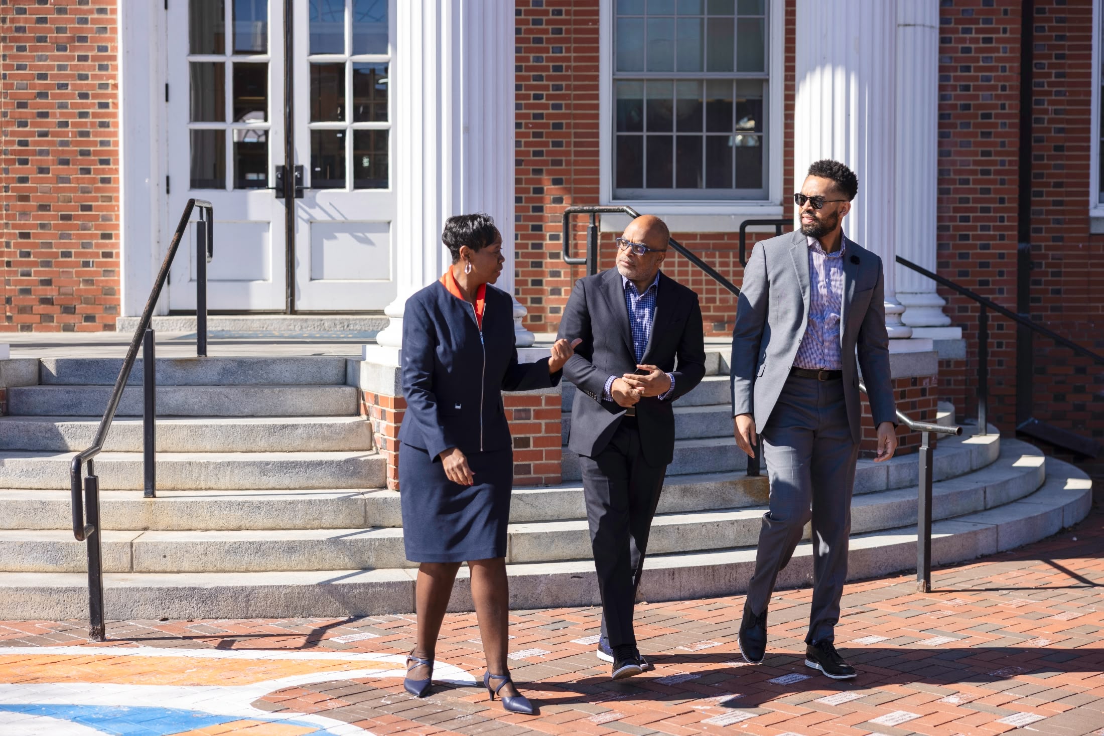 ed advancement vsu visit 2025 walking front door